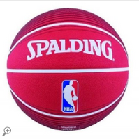 Spalding Basketbal NBA Logoman rood/wit