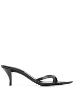 Saint Laurent mules Carla 60 mm en cuir - Noir