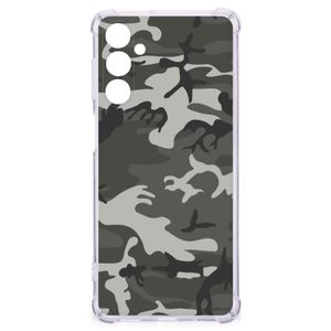 Samsung Galaxy M54 Doorzichtige Silicone Hoesje Army Light