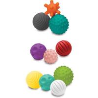 INFANTINO Set van 10 veelkleurige sensorische ballen