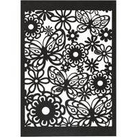 Creativ Company Patroonkarton, vel 10,5x15 cm, 200 gr, zwart, 10 stuk/ 1 doos