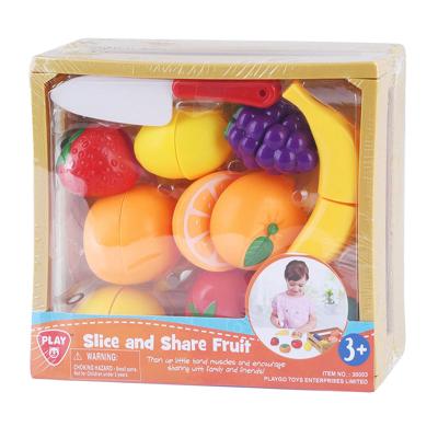 Play gesneden speelfruit in kratje, 11dlg.