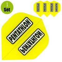 Pentathlon Dartflights - Geel - thumbnail