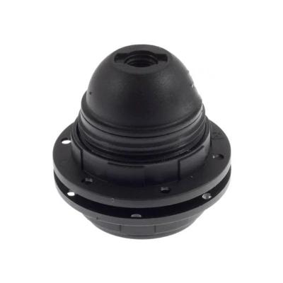 E27 lamphouder Bakeliet E27 fitting met schroefdraad zwart 40mm