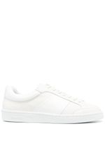 SANDRO baskets H23 Retro en cuir - Blanc