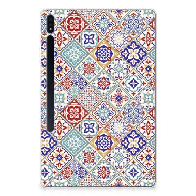 Samsung Galaxy Tab S7 Plus | S8 Plus Tablet Back Cover Tiles Color Samsung Galaxy Tab S7 Plus | S8 Plus Tablet Back Cover Tiles Color
