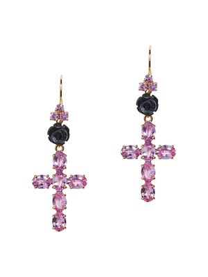 Dolce & Gabbana boucles d'oreilles à pendentif croix