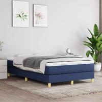 Boxspring bed 120x200 cm stof blauw