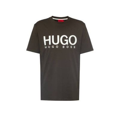 HUGO T-shirt Dolive212 met logo donkergroen HUGO T-shirt Dolive212 met logo donkergroen