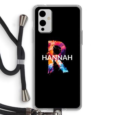 Abstract Spectrum: OnePlus 9 Transparant Hoesje met koord