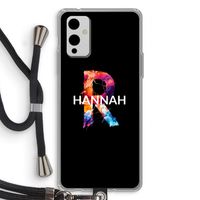 Abstract Spectrum: OnePlus 9 Transparant Hoesje met koord