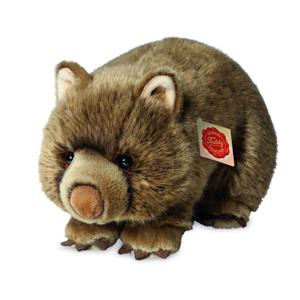 Knuffeldier Wombat - zachte pluche stof - premium kwaliteit knuffels - bruin - 26 cm