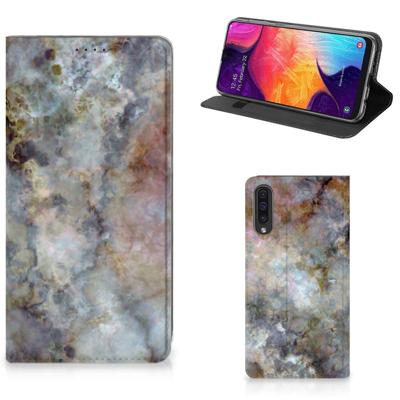 Samsung Galaxy A50 | Standcase | Marmer Grijs