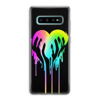 Hold My Heart: Samsung Galaxy S10 Plus Transparant Hoesje