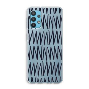Marrakech Zigzag: Samsung Galaxy A32 4G Transparant Hoesje