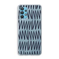 Marrakech Zigzag: Samsung Galaxy A32 4G Transparant Hoesje