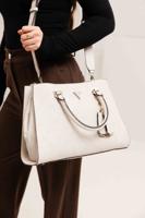 Guess Cresidia 4G-Logo Peony Handtas Dames Gebroken Wit - Maat One Size - Kleur: Gebroken Wit | Soccerfanshop