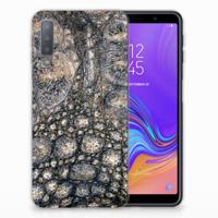 Samsung Galaxy A7 (2018) | TPU Hoesje | Krokodillenprint