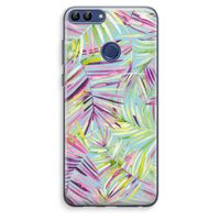 Tropical Palms Blue: Huawei P Smart (2018) Transparant Hoesje