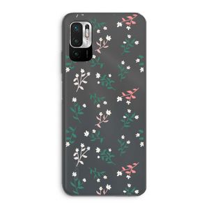 Small white flowers: Xiaomi Redmi Note 10 5G Transparant Hoesje