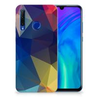Honor 20 Lite | TPU Hoesje | Polygon Dark