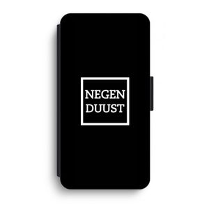 Negenduust black: iPhone XR Flip Hoesje