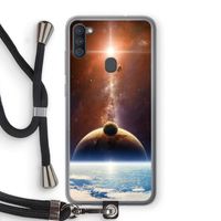 Omicron 2019: Samsung Galaxy A11 Transparant Hoesje met koord