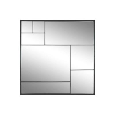 Wandspiegel Home ESPRIT Zwart 90 x 2 x 90 cm