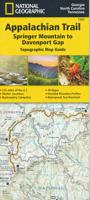 Wandelgids 1501 Topographic Map Guide Appalachian Trail - Springer Mou - thumbnail