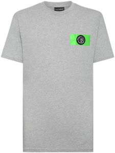 Plein Sport t-shirt à logo imprimé - Gris