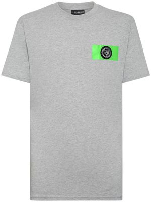 Plein Sport t-shirt à logo imprimé - Gris