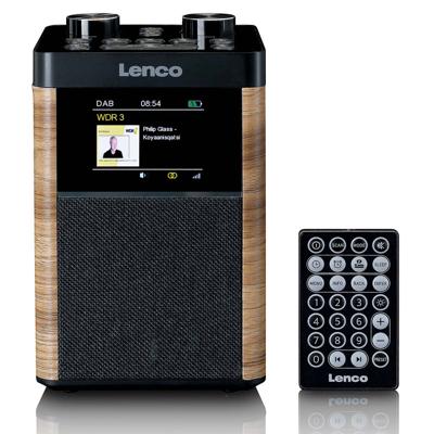 LENCO PDR-060WD - Portable DAB+/FM Radio Bluetooth®, 10W Speaker, 14H Batterij - Zwart LENCO PDR-060WD - Portable DAB+/FM Radio Bluetooth®, 10W Speaker, 14H Batterij - Zwart