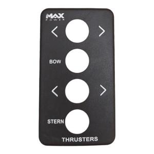 Max Power Beschermplaat Zwart Dubbel Joystick Paneel Default