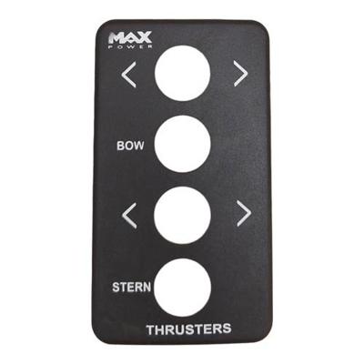 Max Power Beschermplaat Zwart Dubbel Joystick Paneel Default