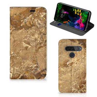 LG G8s Thinq | Standcase | Marmer Creme