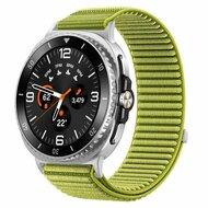 Nylon ribbelbandje - Groen - Samsung Galaxy Watch 8 Classic - 46mm Nylon ribbelbandje - Groen - Samsung Galaxy Watch 8 Classic - 46mm