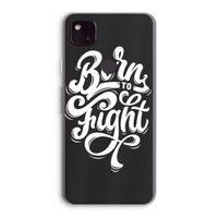 Born to Fight: Google Pixel 4a 5G Transparant Hoesje