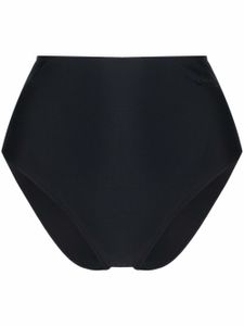 GANNI bas de bikini à logo imprimé - Noir