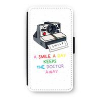 Smile: iPhone X Flip Hoesje