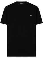 DSQUARED2 t-shirt en coton à plaque logo - Noir