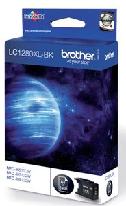 Brother inktcartridge, 2.400 pagina&apos;s, OEM LC-1280XLBK, zwart