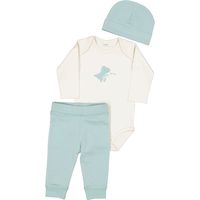 Baby kledingset romper broek en muts Lange mouwen - thumbnail