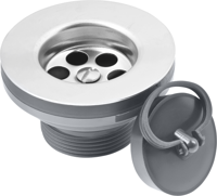 Cornat afvoerplug spoelbak 85mm 6/4 (401) - t352504r