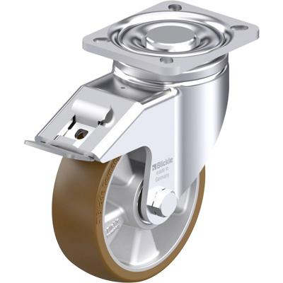 Blickle LH-ALB 125K-1-FI Plaatstalen zwenkwiel Wieldiameter: 125 mm Draagvermogen (max.): 550 kg 1 stuk(s)