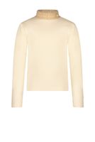 Le Chic Meisjes t-shirt met kraag - Nesrin - Pearled ivory