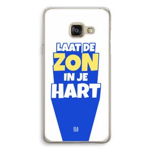 Laat de zon in je hart: Samsung Galaxy A3 (2016) Transparant Hoesje