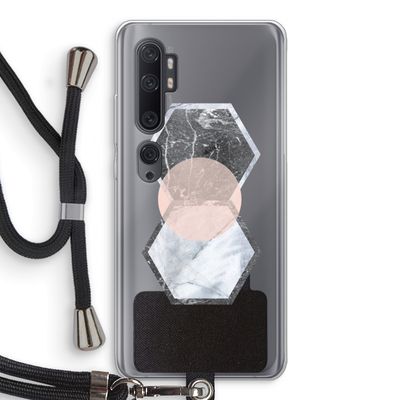 Creatieve toets: Xiaomi Mi Note 10 Transparant Hoesje met koord