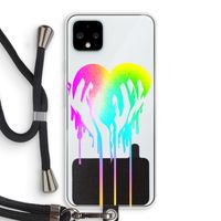 Hold My Heart: Pixel 4 XL Transparant Hoesje met koord