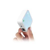 TP-Link TL-WR802N draadloze router Fast Ethernet Single-band (2.4 GHz) Blauw, Wit - thumbnail