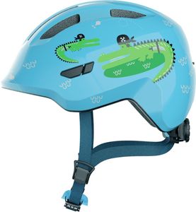 Abus Smiley 3.0 kinderfietshelm - Blue Croco - M